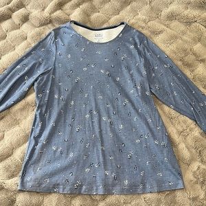 Croft & Barrow Long Sleeve Top